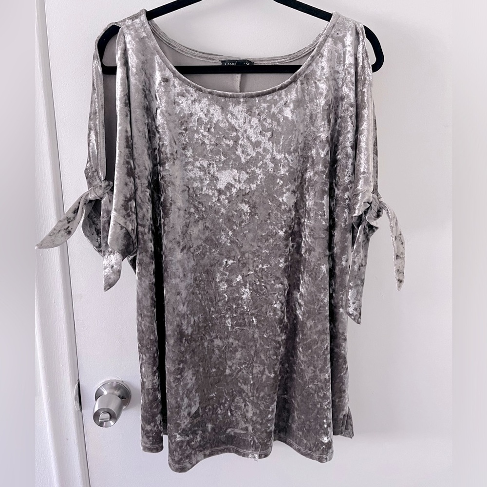 Lane Bryant dressy cold-shoulder top
